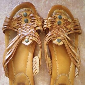 Frye Jacey Huarache Woven Leather Sandal size 6